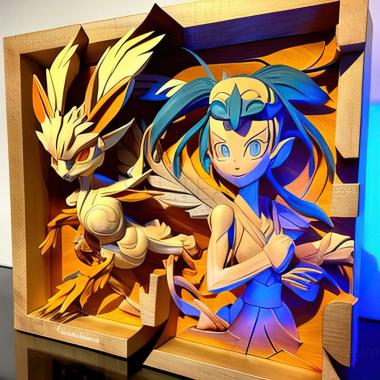 3D модель A Pokmon of a Different Color Ibuki and Iris The Differ (STL)